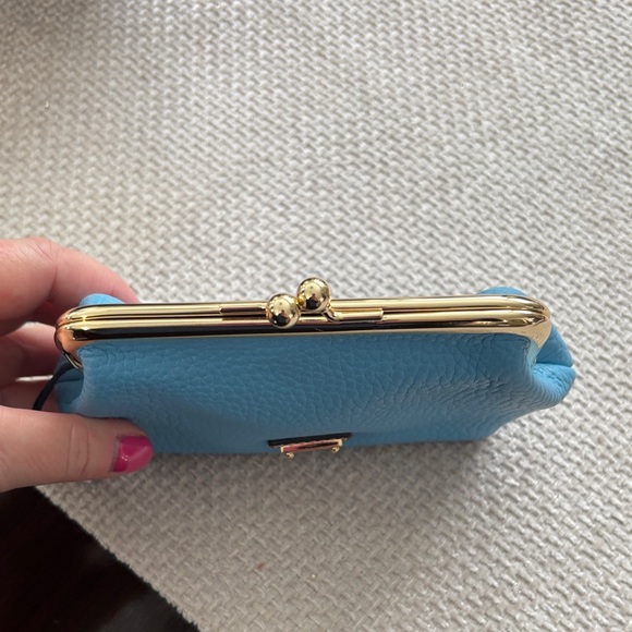 Dooney & Bourke Sky Blue Large Framed Wallet NWT - Picture 8 of 8